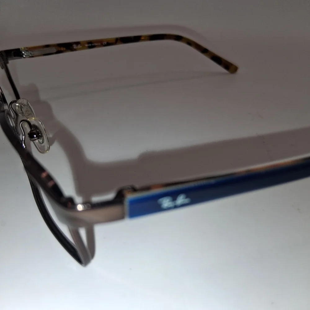 RAY BAN RB6067 2511 Eyeglasses Frame 52-16-140 Brown/Blue FRAMES ONLY